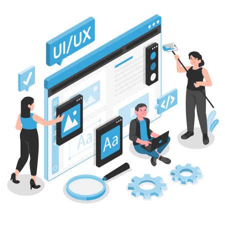 Persona diseñando ux-ui